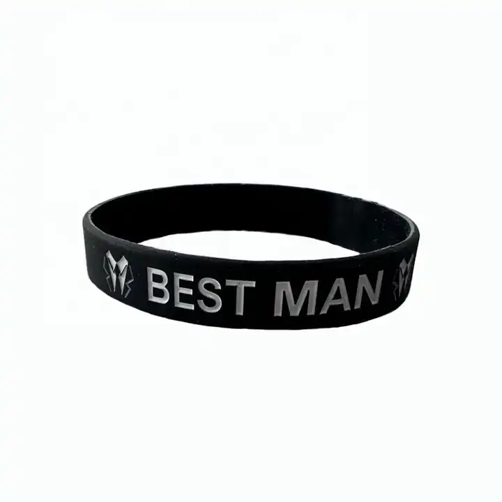 Rubber personalized scented silicone wristband